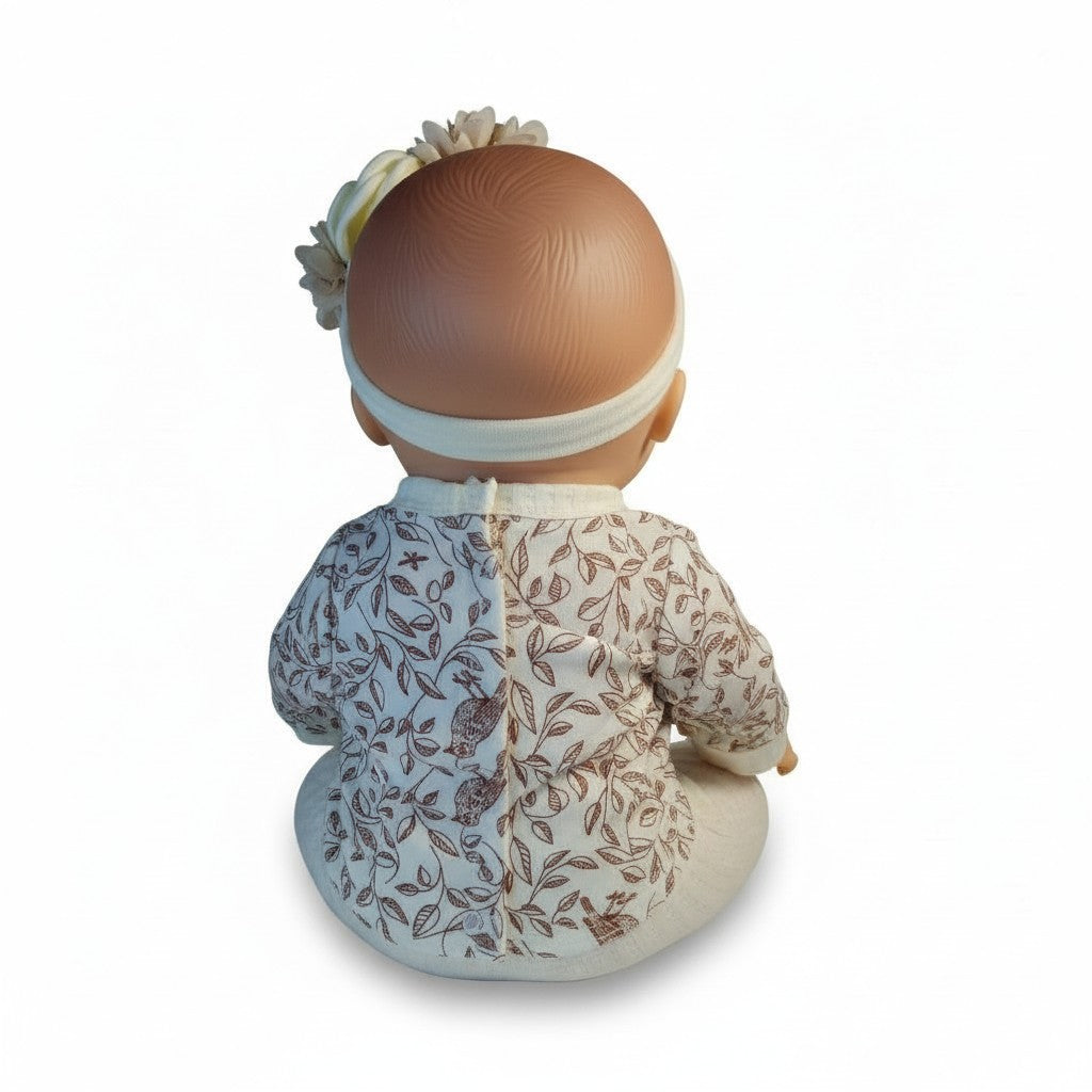 Back view of elastic headband on Baby Born doll 32–50 cm